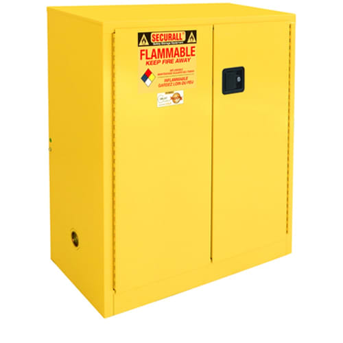 SECURALL Flammable Safety Storage Cabinet, 30 Gal. Storage Capacity